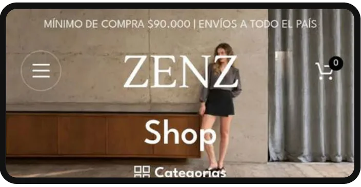 Tienda online de Zenz